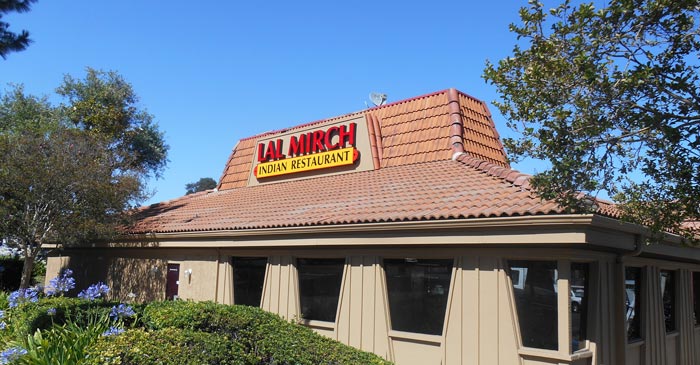 Lal Mirch Indian Restaurant Agoura Hills Custom Sign Design