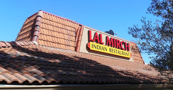 Lal Mirch Indian Restaurant Agoura Hills Custom Sign Design