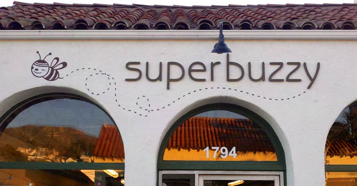 Superbuzzy dimensional letter sign