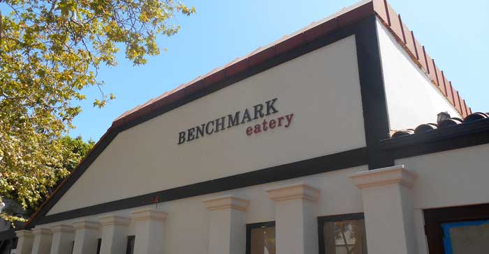 Benchmark Eatery Custom Sign Santa Barbara, CA by Dave's Signs