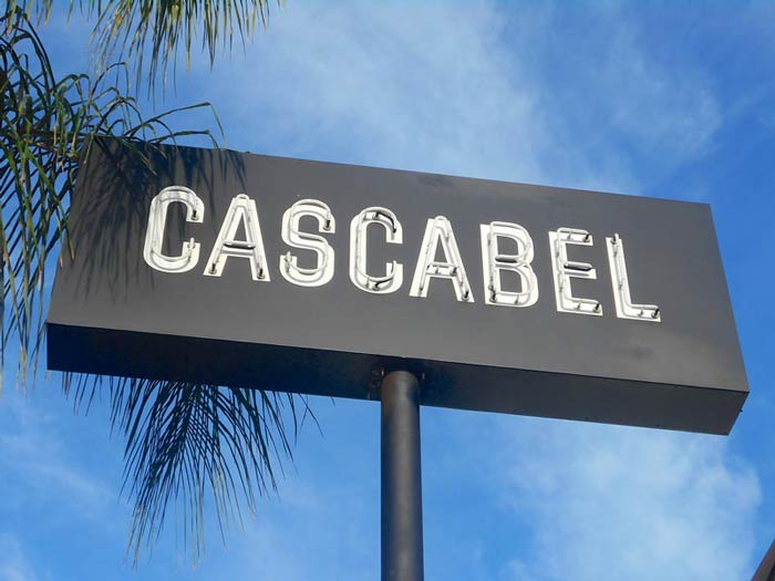Neon Sign Pole Sign Cascabel Los Angeles