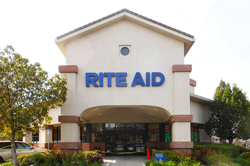Rite Aid Illuminated Channel Letter Sign, Shopping Center Signs