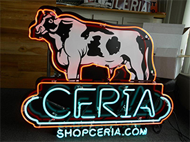 Neon Sign Design, Ceria