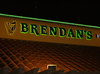 Brendan's Illuminated Sign