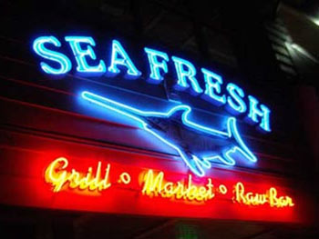 Sea Fresh Neon Sign