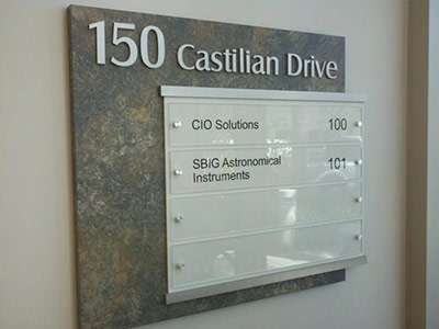 Castillian Interior Office Sign