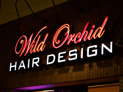 Wild Orchid Neon Sign