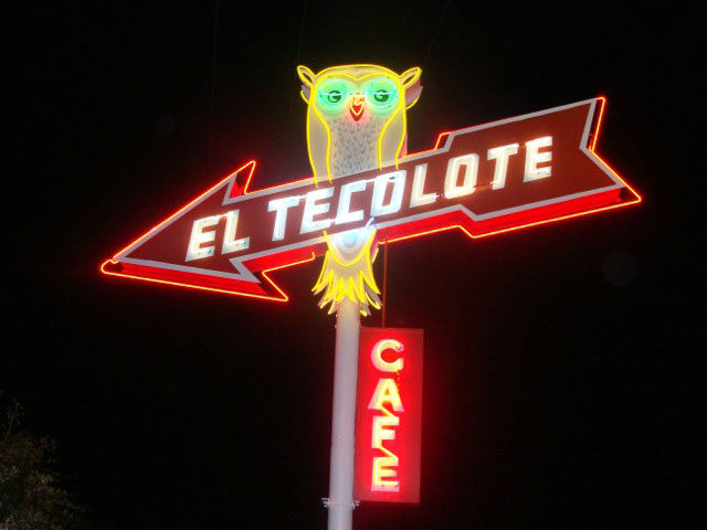 Neon Restaurant Sign Los Angeles
