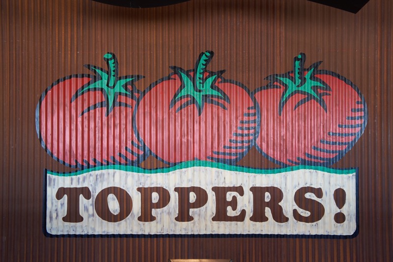 Toppers! Handpainted Sign