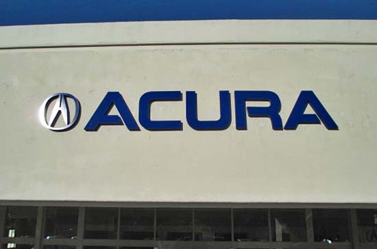 Acura Santa Barbara Channel Letter Sign