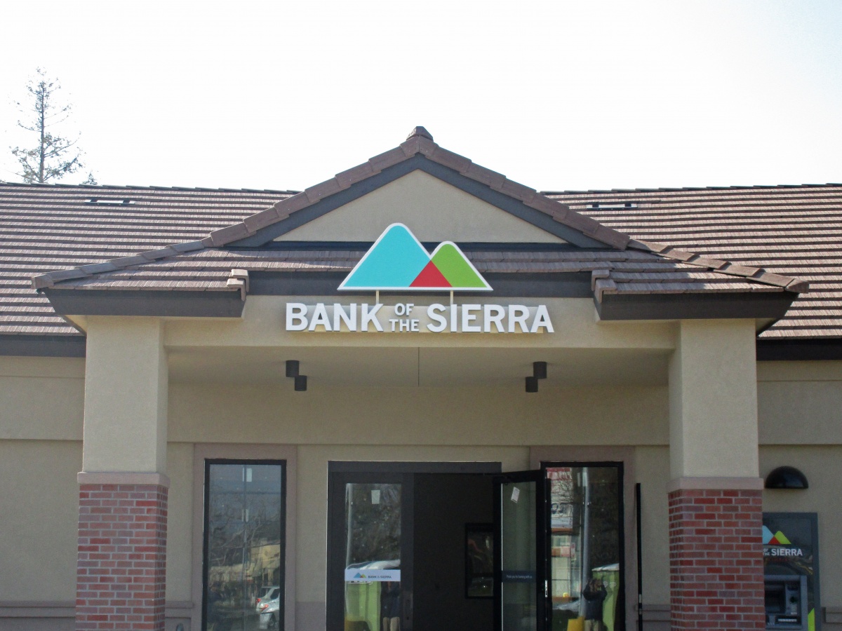 Bank of Sierra Channel Letter Sign