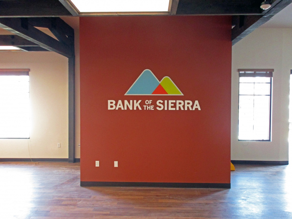 Bank of Sierra Wall Sign