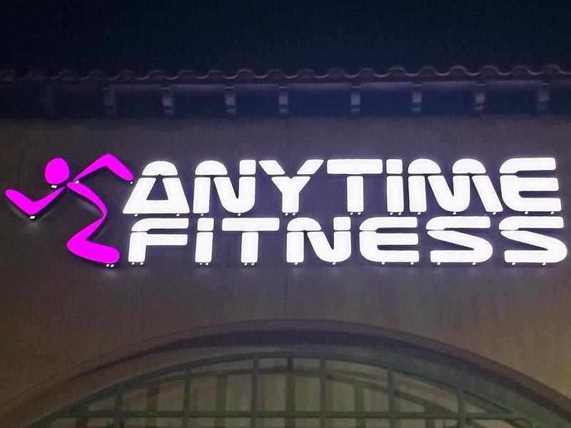 Anytime Fitness Illuminated Sign Ventura