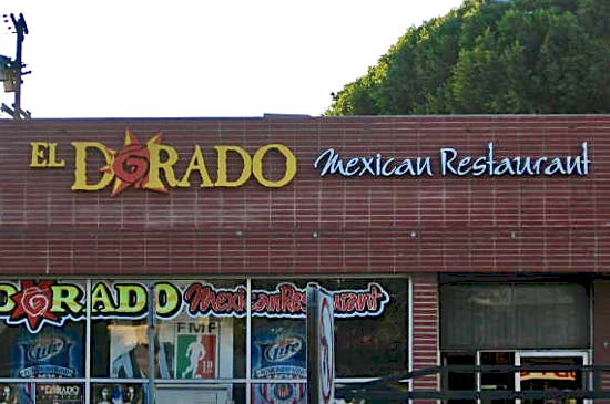 El Dorado reverse front lit channel letter sign