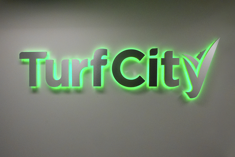 Turf City Channel Letter Sign