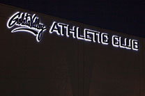 Goleta Valley Athletic Club Illuminated Channel Letter Sign in Goleta