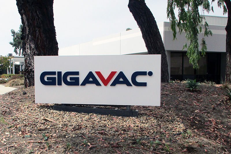 Gigavac Custom Monument Sign Carpinteria, CA