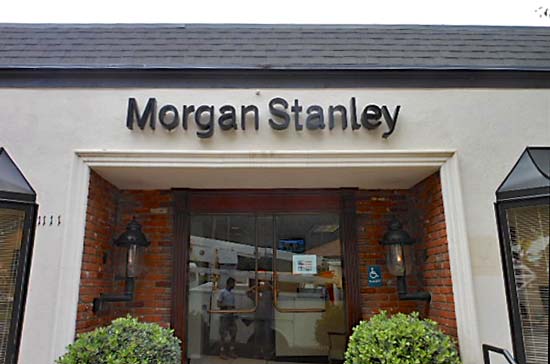 Morgan Stanley National Sign Account Channel Letter Sign