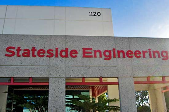 Stateside Engineering dimensional lettering sign in Oxnard, CA