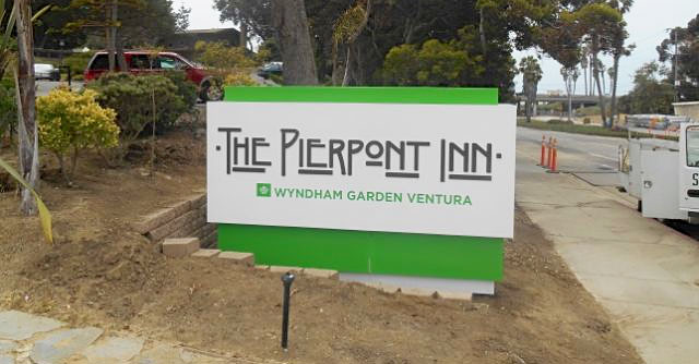 The Pierpont Inn Monument Sign Ventura, CA