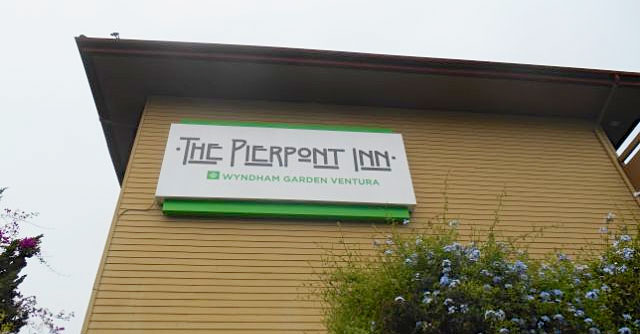 The Pierpont Inn Wall Sign in Ventura, CA