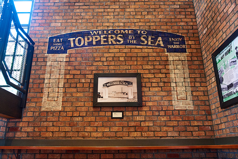 Hand Painted Signs - Toppers Pizza Place