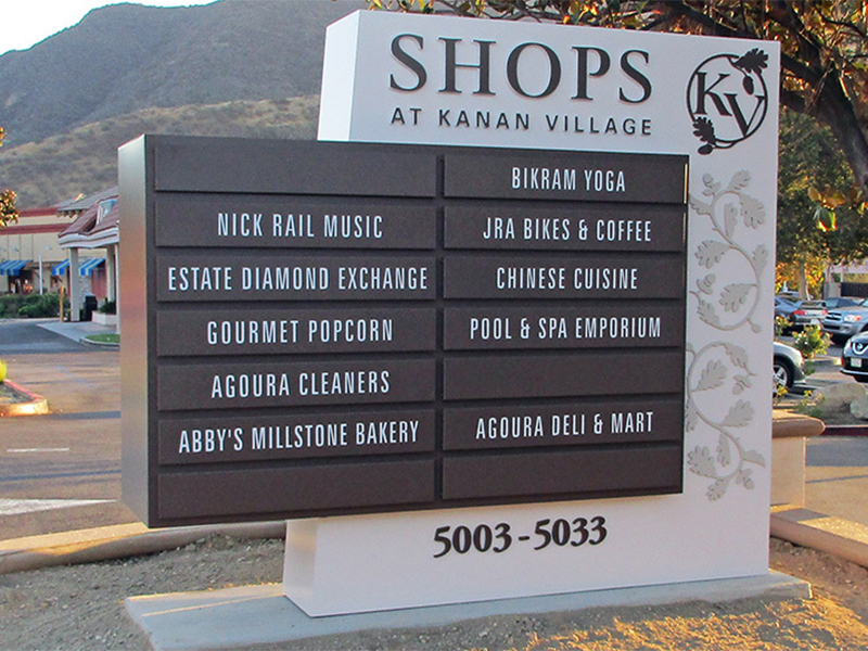 Business Directory Signs - Kanan Village