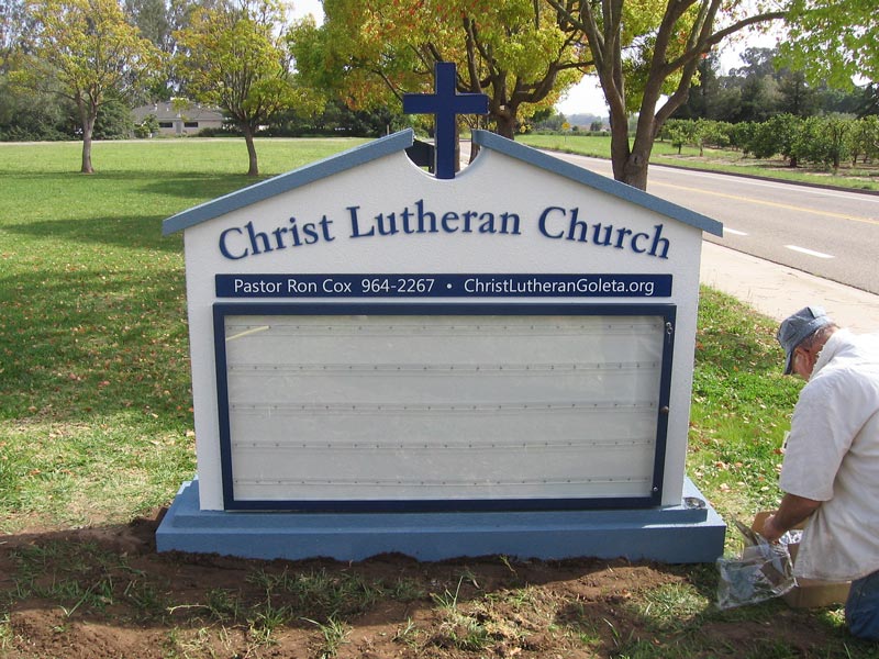 monument signs for churches