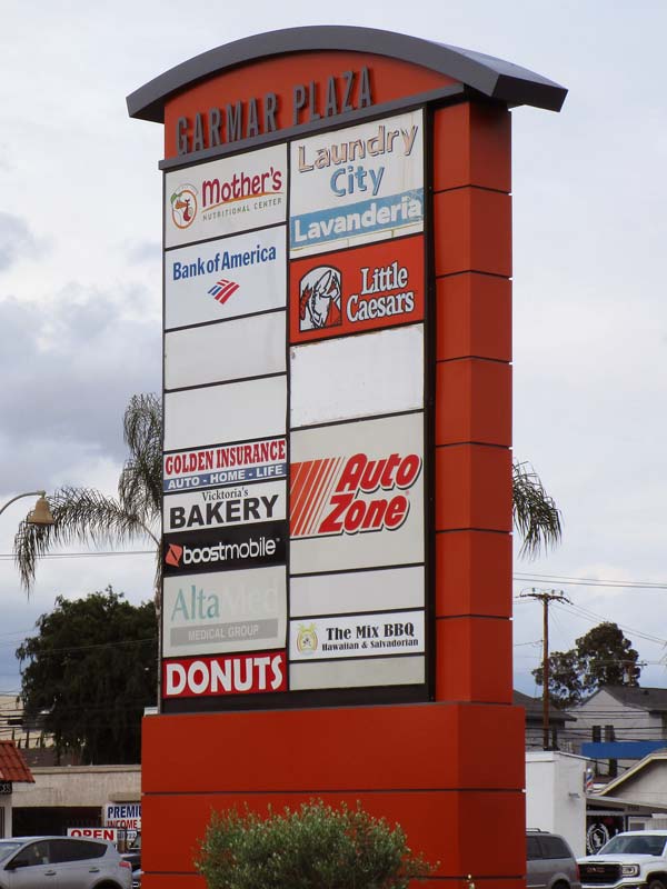 Plaza Tenant Sign Restoration