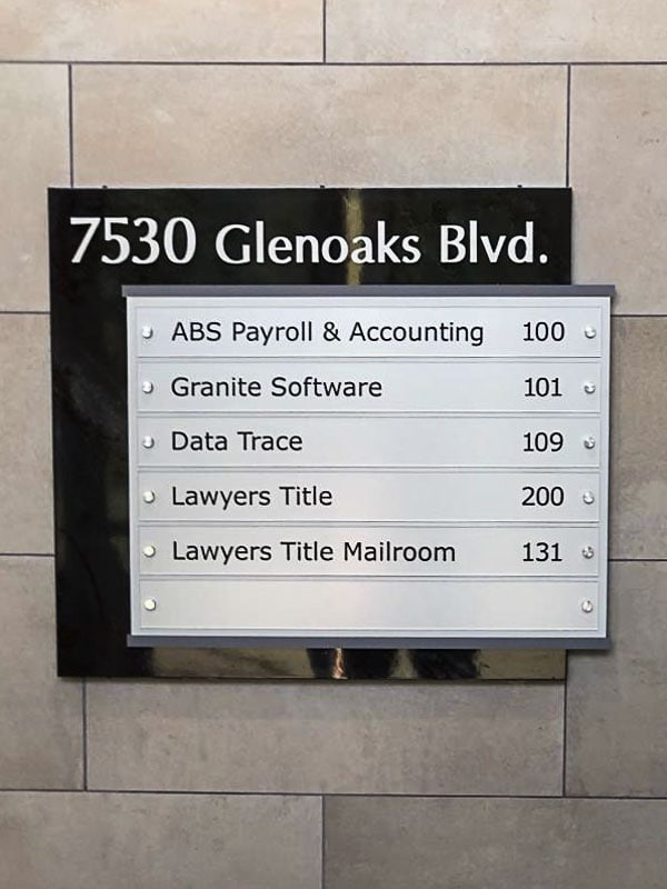 Office Suite Signs