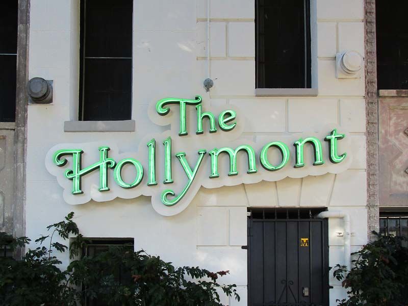 custom led neon signs - the hollymont