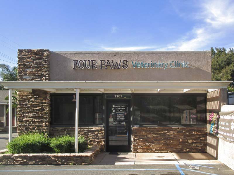 Four Paws Veterinary Clinic Channel Letter Sign 