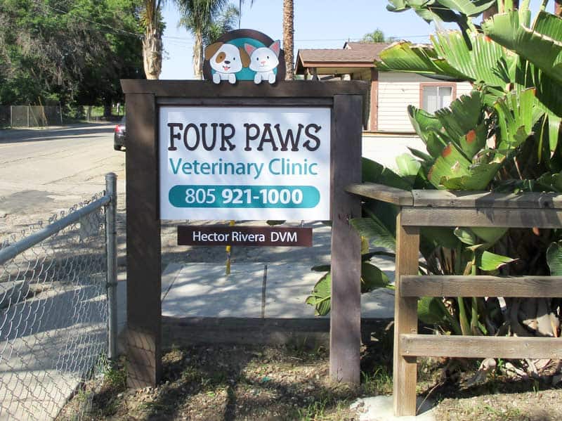 veterinary sign