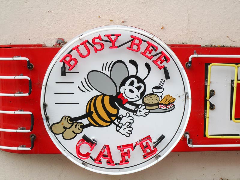 Closeup of "Busy Bee"