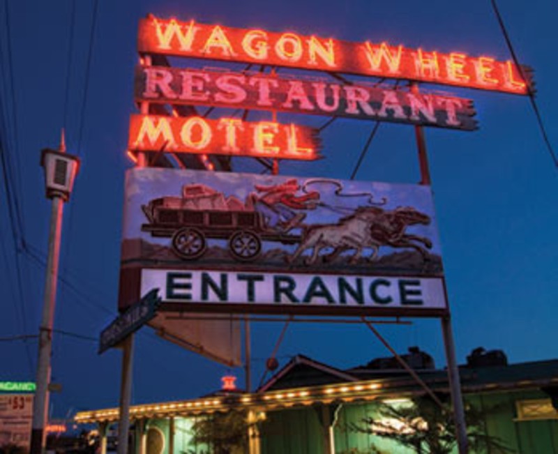 Wagon Wheel Neon Sign