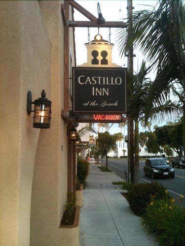 Castillo Inn Blade Sign Restoration Santa Barbara, CA