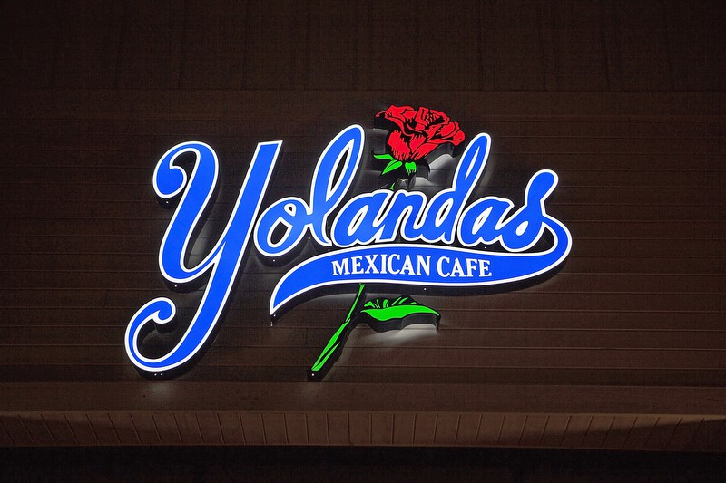 Yolanda's Front-Lit Channel Letter Signage