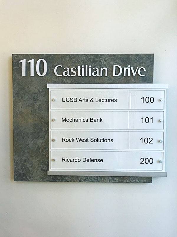 Office suite signs