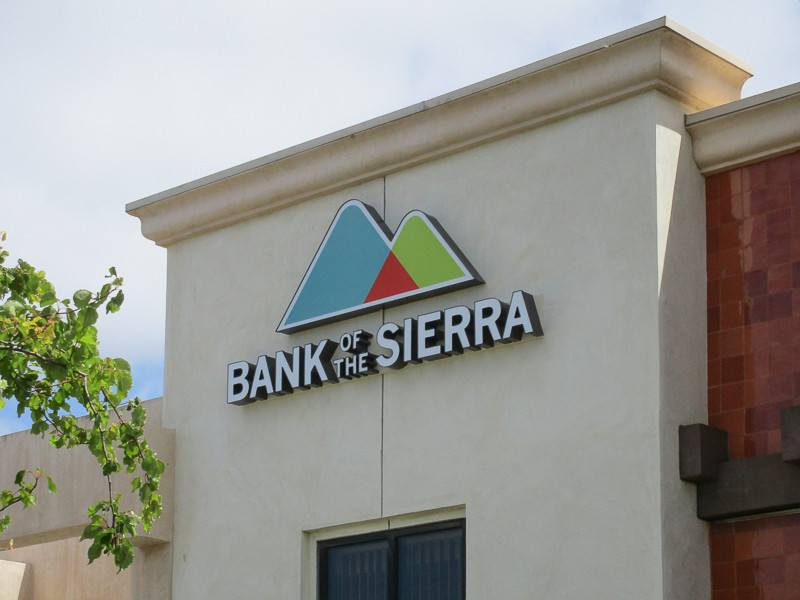 Lompoc Signs - Bank of the Sierra in Lompoc in another client that has locations all over Southern California.