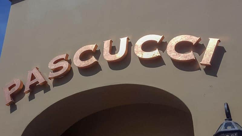 Back when Pascucci was in Goleta we did this halo-lit channel letter sign.